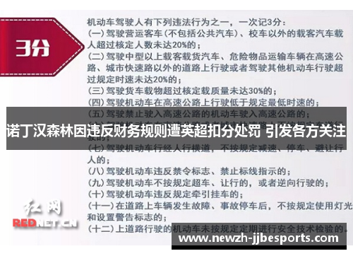 诺丁汉森林因违反财务规则遭英超扣分处罚 引发各方关注 诺丁汉森林因违反财务规则遭英超扣分处罚 引发各方关注